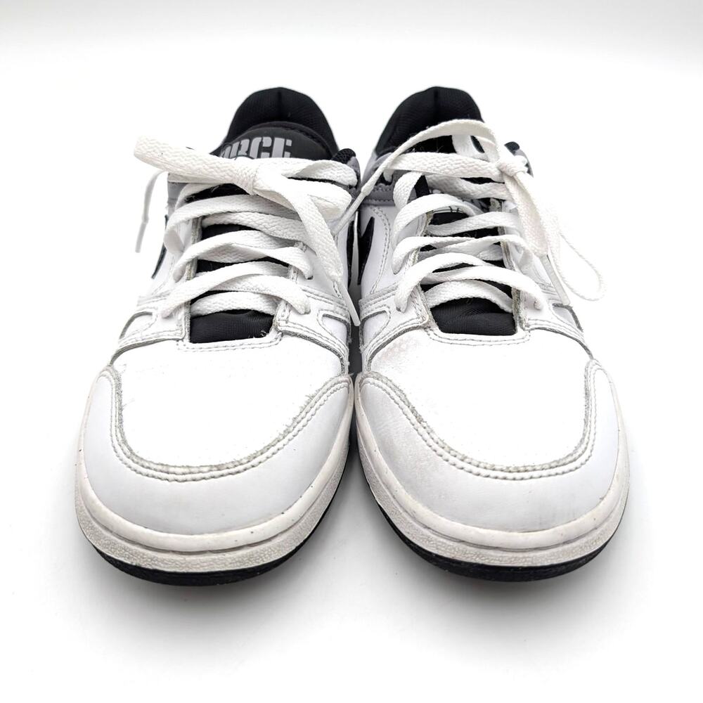Nike Full Force Low Big Shoes Kids' White/Pewter/Black Size US4.5Y EU36.5 - Picture 2 of 14